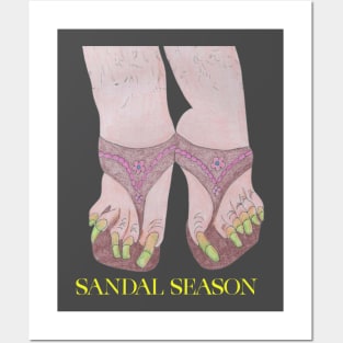 Sandal Season! Posters and Art